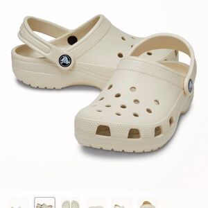 CROCS Classic Off-White Clogs